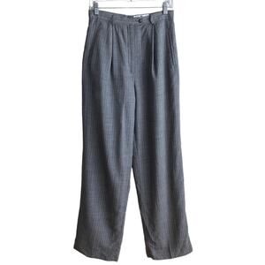 Vintage Saks Fifth Avenue Lined Patterned Wool Blend Trouser Pant